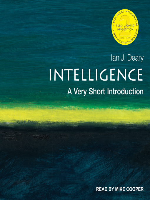 Title details for Intelligence by Ian J. Deary - Available